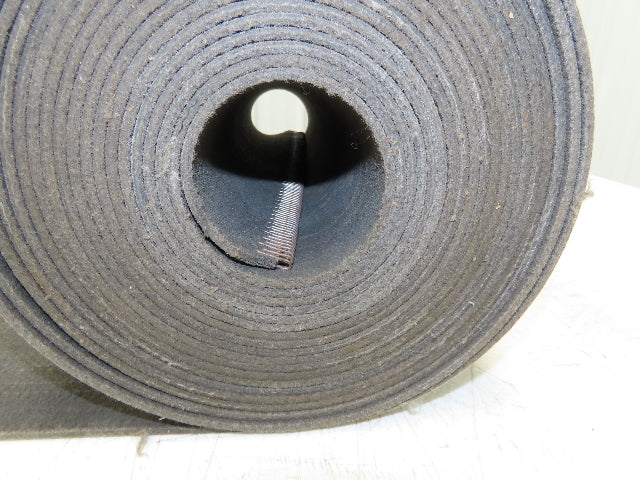 16"W x 31' Heat Resistant Fabric Conveyor Belt 1-Ply Gray Reversible 1/8"Thick