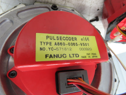 Fanuc A06B-0147-B077 AC Servo Motor 3.8kW 157V 2000 RPM 15A 3PH