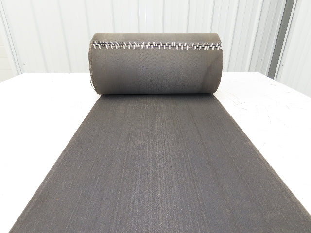 16"x 27' 6" Heat Resistant Fabric Conveyor Belt 1-Ply Gray Reversible 1/8"Thick