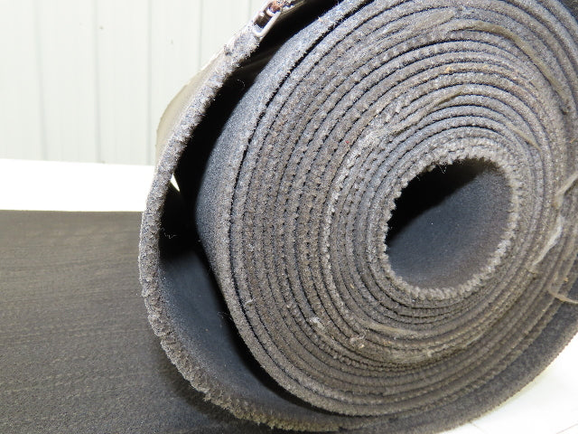 16"x 27' 6" Heat Resistant Fabric Conveyor Belt 1-Ply Gray Reversible 1/8"Thick