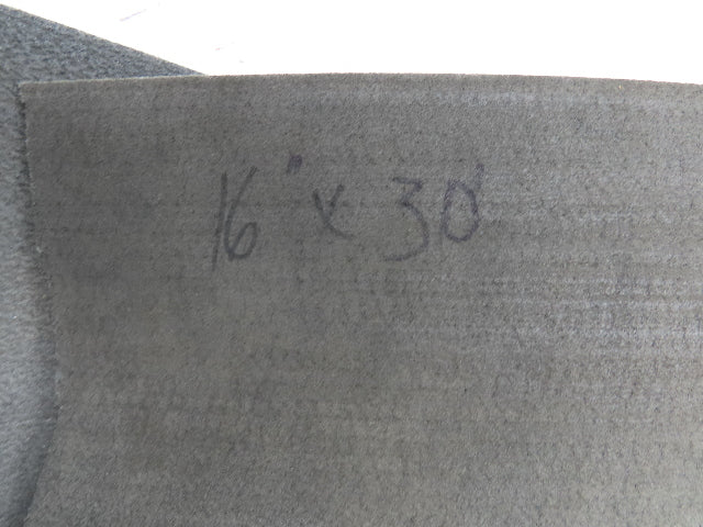 16"W x 30' Heat Resistant Fabric Conveyor Belt 1-Ply Gray Reversible 1/8"Thick