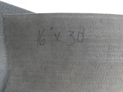 16"W x 30' Heat Resistant Fabric Conveyor Belt 1-Ply Gray Reversible 1/8"Thick