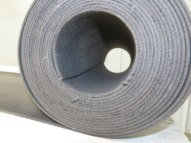 16"W x 30' Heat Resistant Fabric Conveyor Belt 1-Ply Gray Reversible 1/8"Thick