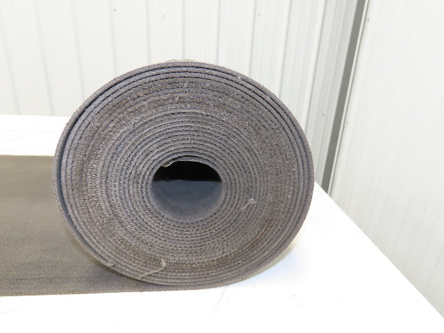 15.75"W x 33' 11" Heat Resistant Fabric Conveyor Belt Gray Reversible 1/8"Thick