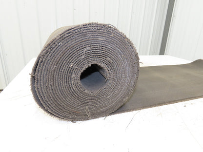 15.75"W x 33' 11" Heat Resistant Fabric Conveyor Belt Gray Reversible 1/8"Thick