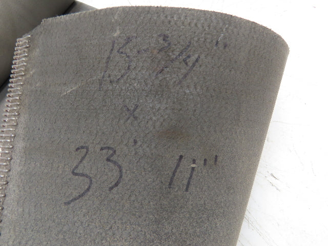 15.75"W x 33' 11" Heat Resistant Fabric Conveyor Belt Gray Reversible 1/8"Thick