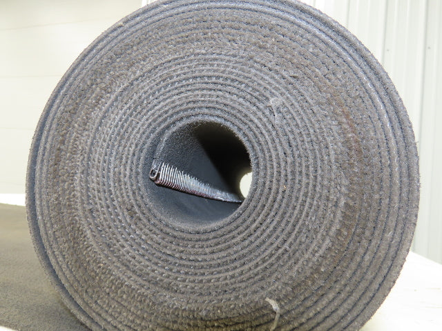 15.75"W x 33' 11" Heat Resistant Fabric Conveyor Belt Gray Reversible 1/8"Thick