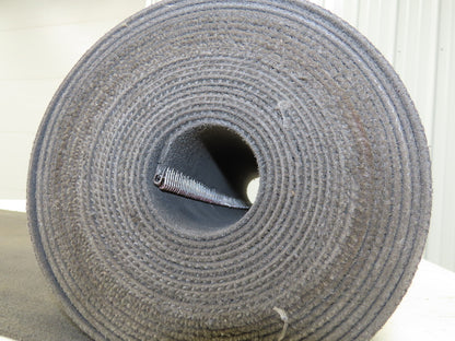 15.75"W x 33' 11" Heat Resistant Fabric Conveyor Belt Gray Reversible 1/8"Thick