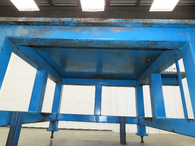1-9/32" Steel Top Machine Base Welding Table Work Bench 56-1/2x55" Top 37-1/2"