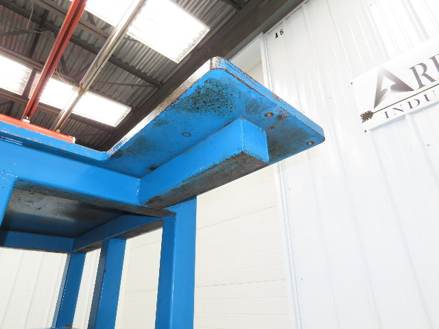 1-9/32" Steel Top Machine Base Welding Table Work Bench 56-1/2x55" Top 37-1/2"