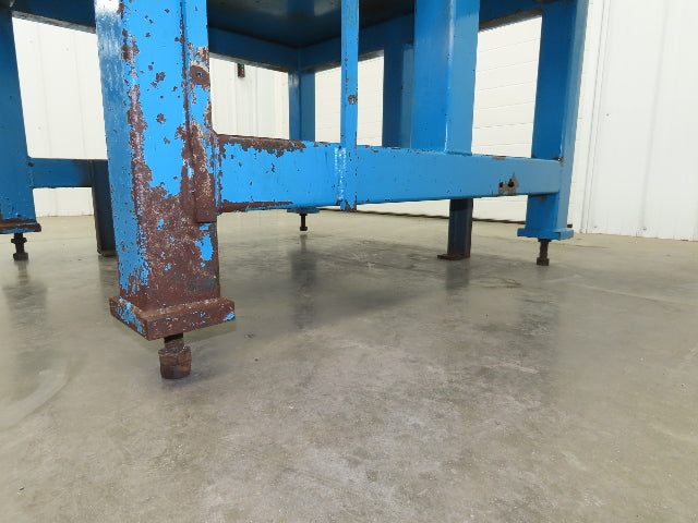 1-9/32" Steel Top Machine Base Welding Table Work Bench 56-1/2x55" Top 37-1/2"