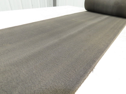 15.75"W x 25' Heat Resistant Fabric Conveyor Belt Gray Reversible 1/8"Thick
