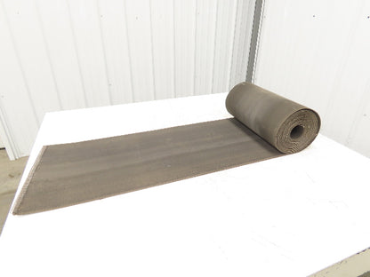 15.75"W x 25' Heat Resistant Fabric Conveyor Belt Gray Reversible 1/8"Thick