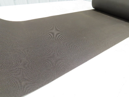 16"W x 20' Heat Resistant Fabric Conveyor Belt 1-Ply Gray Reversible 1/8"Thick