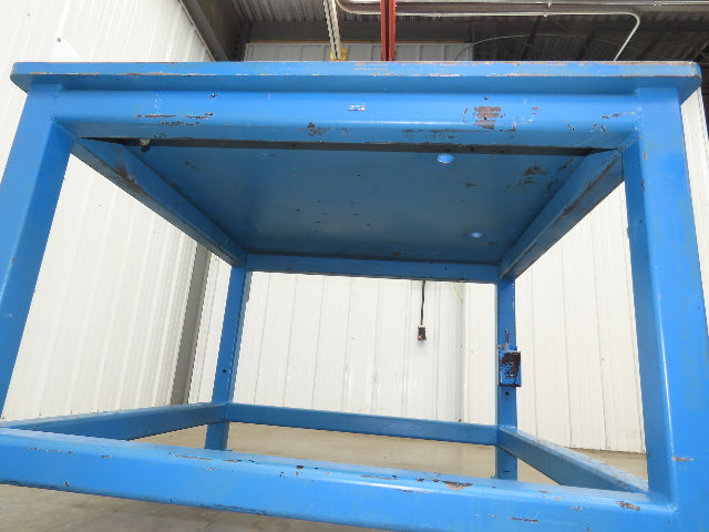 1" Steel Top Machine Base Welding Table Work Bench 44x44" Top 32" H
