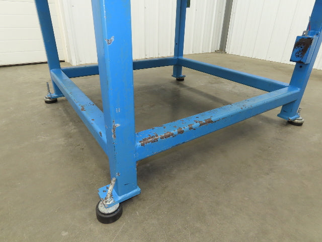 1" Steel Top Machine Base Welding Table Work Bench 44x44" Top 32" H