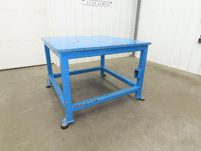 1" Steel Top Machine Base Welding Table Work Bench 44x44" Top 32" H