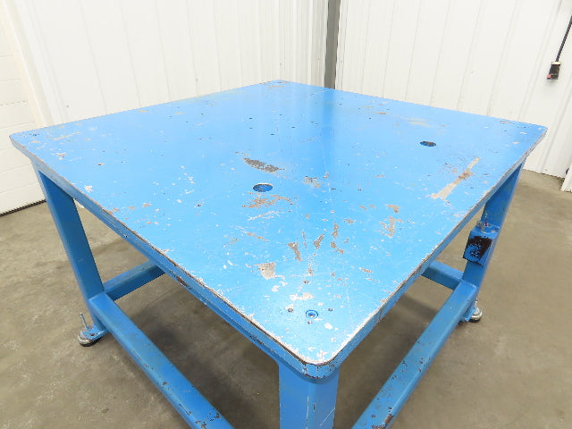 1" Steel Top Machine Base Welding Table Work Bench 44x44" Top 32" H