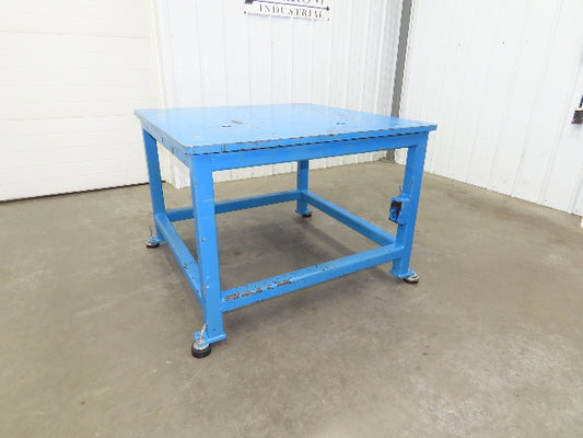 1" Steel Top Machine Base Welding Table Work Bench 44x44" Top 32" H