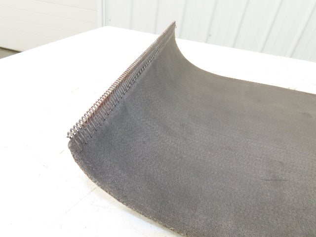 16"W Fabric Conveyor Belt Gray 1/8"Thick 32' 6" Total Length  Mixed Lot of 3pcs