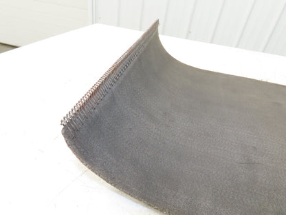16"W Fabric Conveyor Belt Gray 1/8"Thick 32' 6" Total Length  Mixed Lot of 3pcs