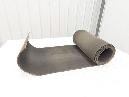16"W Fabric Conveyor Belt Gray 1/8"Thick 32' 6" Total Length  Mixed Lot of 3pcs
