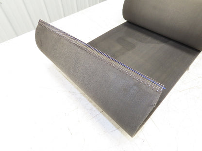 16"W Fabric Conveyor Belt Gray 1/8"Thick 32' 6" Total Length  Mixed Lot of 3pcs