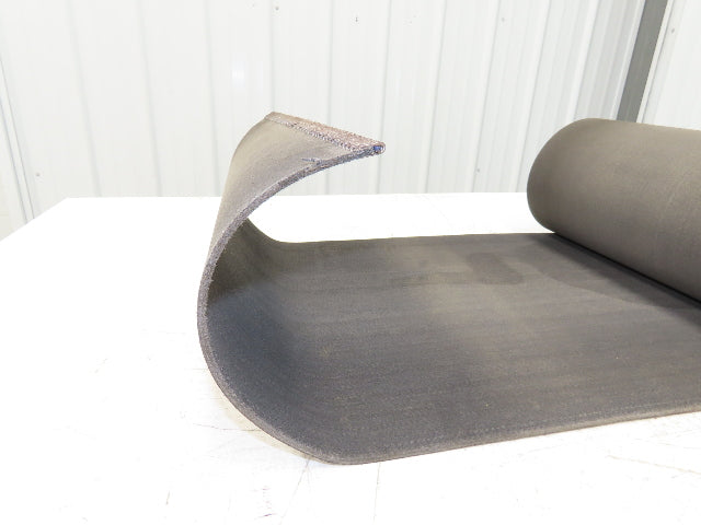 16"W Fabric Conveyor Belt Gray 1/8"Thick 32' 6" Total Length  Mixed Lot of 3pcs