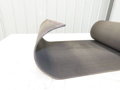 16"W Fabric Conveyor Belt Gray 1/8"Thick 32' 6" Total Length  Mixed Lot of 3pcs