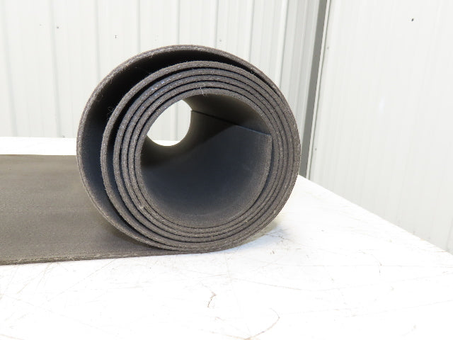 16"W Fabric Conveyor Belt Gray 1/8"Thick 32' 6" Total Length  Mixed Lot of 3pcs