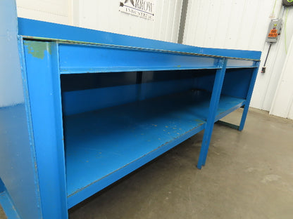 3/16" Top Steel Work Bench Fabrication Welding Layout Table 96"x30"x35"