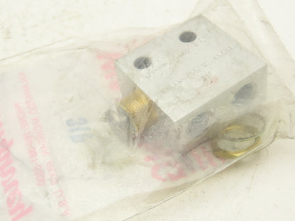 Humphrey 31P Plunger Air Valve Brass 3 Ports 1/8" NPT Spring Return Lot of 3
