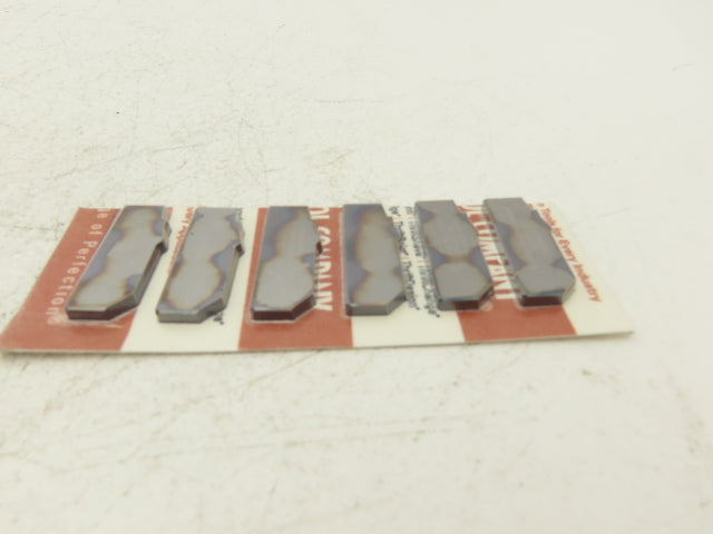 Peterson Tool 1325-10049-D4 Indexable Carbide Milling Insert Lot of 6