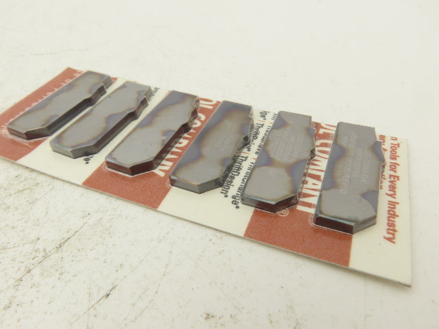 Peterson Tool 1325-10049-D4 Indexable Carbide Milling Insert Lot of 6