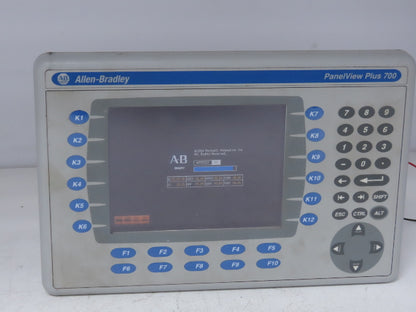 Allen Bradley 2711P-B7C4D8 HMI PanelView Plus 700 Operator Interface 24VDC Ser A
