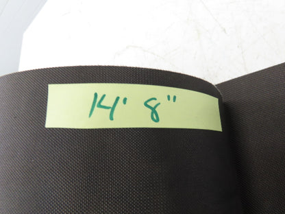 16-1/8"W x 14' 8" Nylon Conveyor Belt 2-Ply Black Reversible 5/64"Thick 410mm W