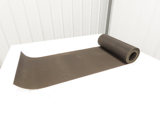 16-1/8"W x 14' 8" Nylon Conveyor Belt 2-Ply Black Reversible 5/64"Thick 410mm W