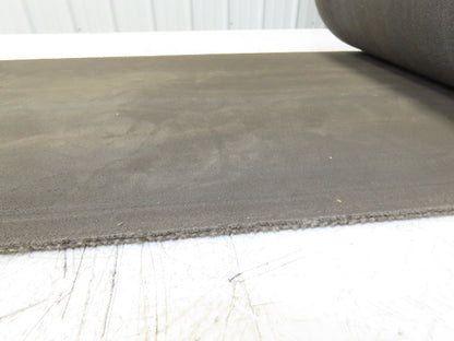 16"x 46' 9" Heat Resistant Fabric Conveyor Belt Gray Reversible 1/8"Thick Laced