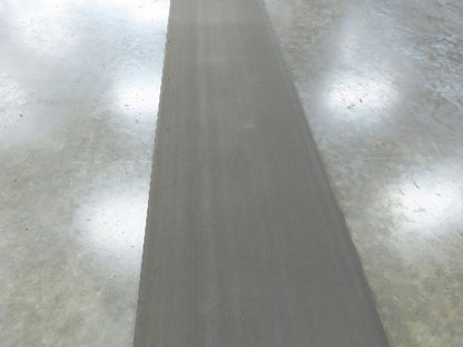 16"x 46' 9" Heat Resistant Fabric Conveyor Belt Gray Reversible 1/8"Thick Laced