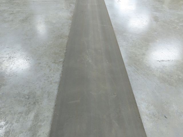16"x 46' 9" Heat Resistant Fabric Conveyor Belt Gray Reversible 1/8"Thick Laced