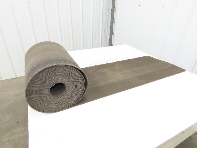 16"x 46' 9" Heat Resistant Fabric Conveyor Belt Gray Reversible 1/8"Thick Laced