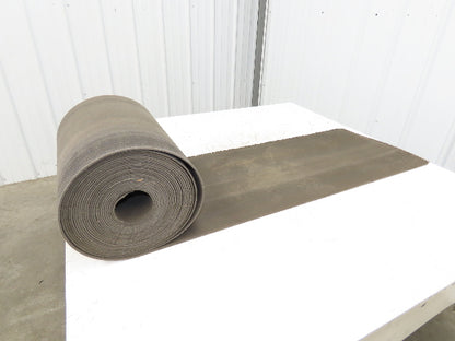 16"x 46' 9" Heat Resistant Fabric Conveyor Belt Gray Reversible 1/8"Thick Laced