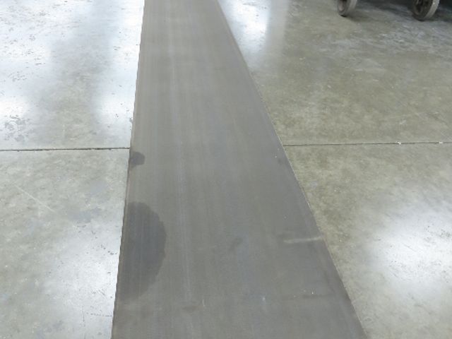 16"x 46' 9" Heat Resistant Fabric Conveyor Belt Gray Reversible 1/8"Thick Laced
