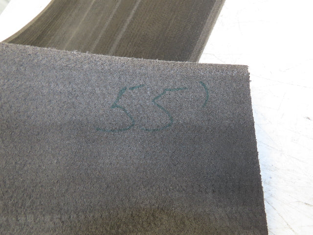 16"W x 55' Heat Resistant Fabric Conveyor Belt 1-Ply Gray Reversible 1/8"Thick