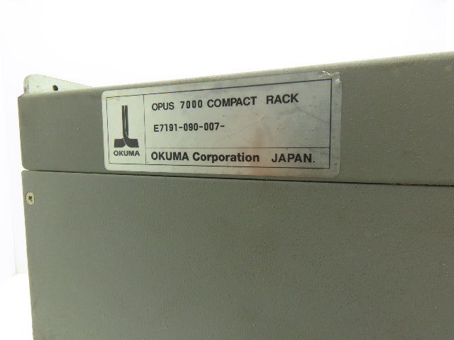 Okuma E7191-090-008 Opus7000 PLC Chassis Enclosure Only
