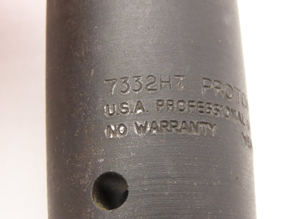 Proto 7332HT 1" Impact Socket Thin Wall 1/2" Drive 2" Deep Lot Of 6