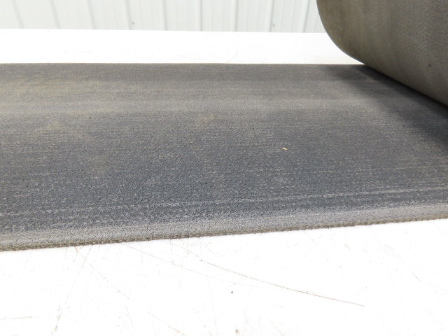 16"W x 65' Heat Resistant Fabric Conveyor Belt 1-Ply Gray Reversible 1/8"Thick