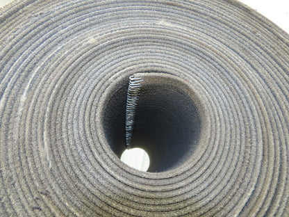 16"W x 65' Heat Resistant Fabric Conveyor Belt 1-Ply Gray Reversible 1/8"Thick