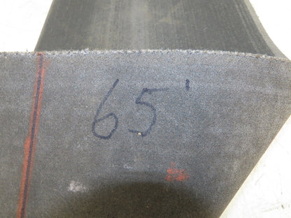 16"W x 65' Heat Resistant Fabric Conveyor Belt 1-Ply Gray Reversible 1/8"Thick