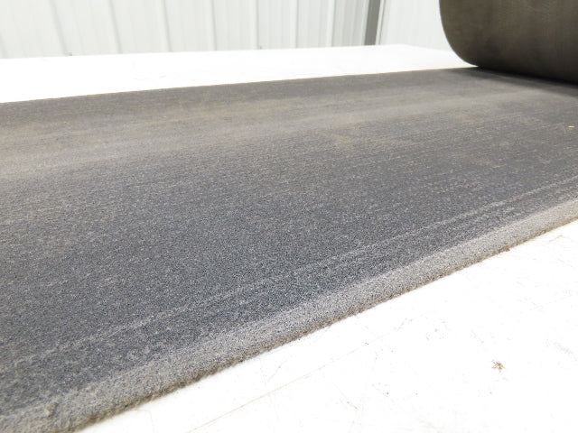 16"W x 65' Heat Resistant Fabric Conveyor Belt 1-Ply Gray Reversible 1/8"Thick